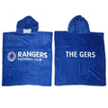 Kids Hooded Towel Rangers Football V442-ABR-TOWEL-HOODEDRANGERSFOOTBALL-BLUE-SH