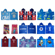 Kids Hooded Towel Rangers Football V442-ABR-TOWEL-HOODEDRANGERSFOOTBALL-BLUE-SH