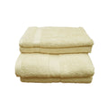 Pack of 4 Uranus Cotton Bath Towel Set Butter V442-ABR-TOWEL-PACKOF4URANUS-BUTTER-RE