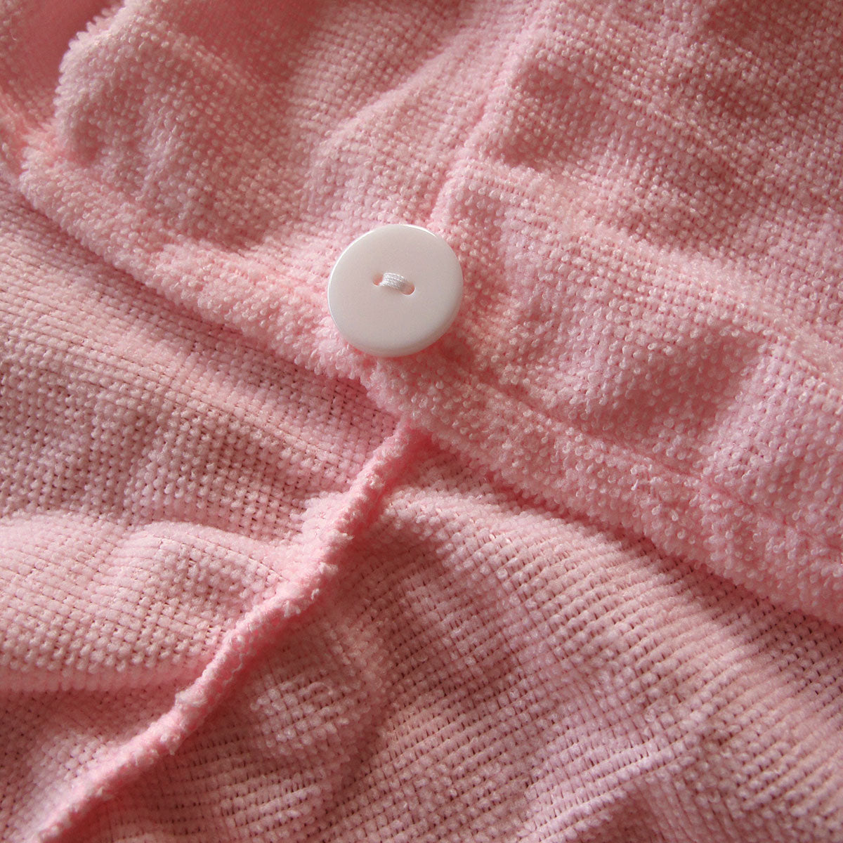 Set of 2 Magic Quick Dry Microfibre Hair Dryer Towels Pink + White V442-ABR-TOWEL-SETOF2HAIRDRY-PINKWHITE-SH