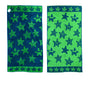 Jacquard Velour Reversible Beach Towel Blue Stars V442-ABR-TOWEL-STARS-BLUE-RE