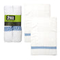 Set of 2 Greek Key Bath Mats White V442-ATX-BATHM-2GREEKKEY-WHITE-RE