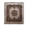 1000GSM Olympia Greek Key Luxury Quality 2 Ply Mink Blanket Queen Taupe V442-ATX-BLANKET-1000GSMOLYMPIA-TAUPE-QS