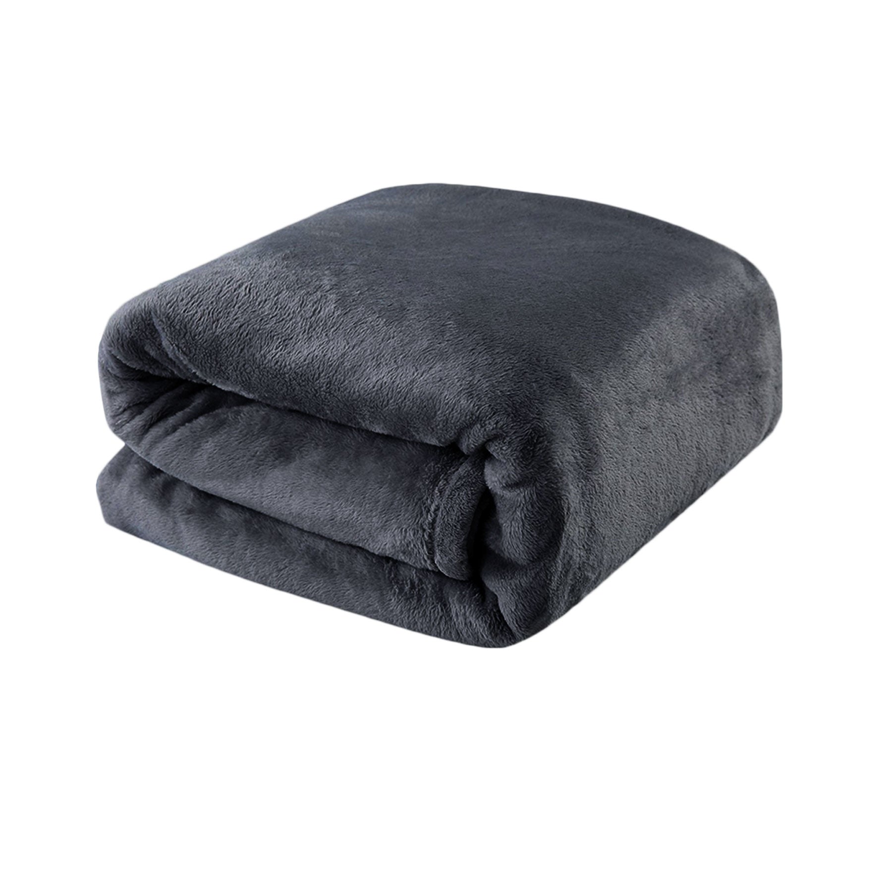Light Weight Coral Fleece Blanket Charcoal Queen/ King V442-ATX-BLANKET-CORALFLEECE-CHARCOAL-KI
