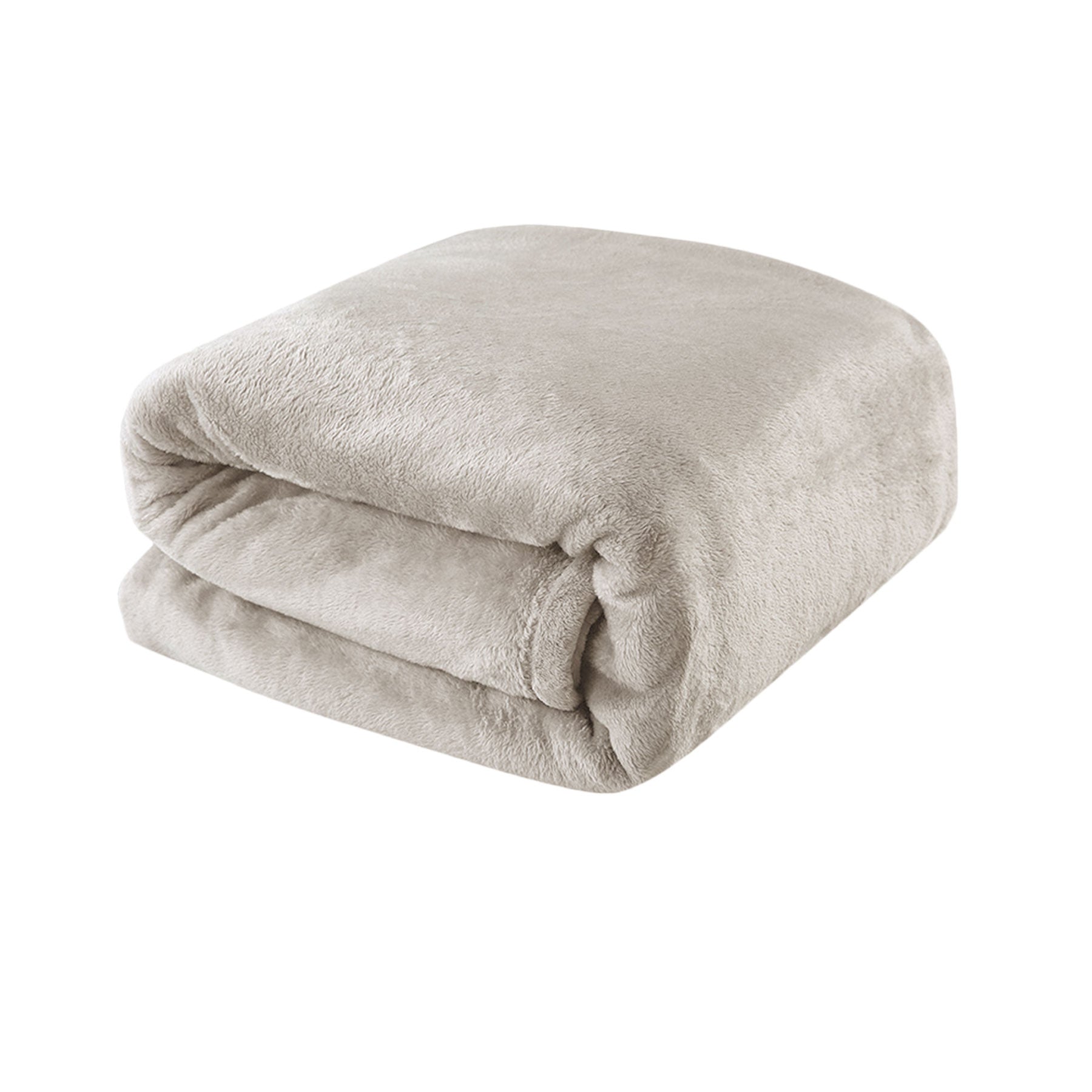 Light Weight Coral Fleece Blanket Oatmeal Queen/ King V442-ATX-BLANKET-CORALFLEECE-OATMEAL-KI