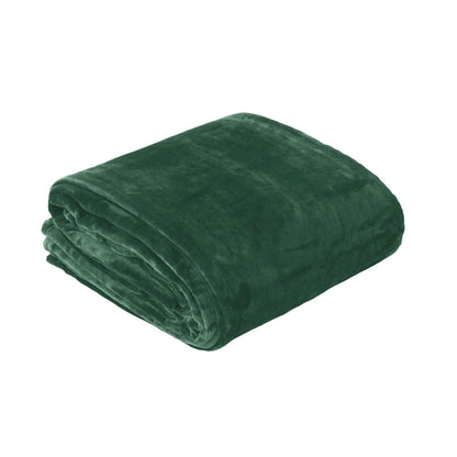 In 2 Linen 350GSM Plush Ultra Soft Velvet Touch Blanket Forest King/Super King V442-ATX-BLANKET-PLUSHVELVET-FOREST-SK