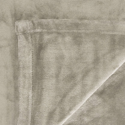 In 2 Linen 350GSM Plush Ultra Soft Velvet Touch Blanket Taupe King/Super King V442-ATX-BLANKET-PLUSHVELVET-TAUPE-SK