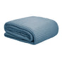 Cotton Waffle Blanket Dusk Blue Single V442-ATX-BLANKET-WAFFLE-DUSKBLUE-SB