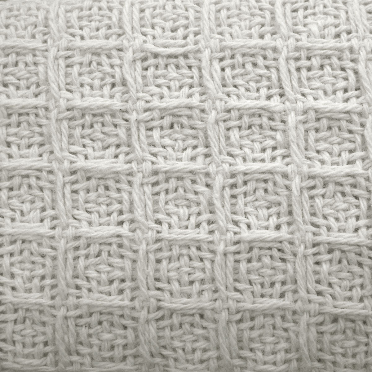 Cotton Waffle Blanket White Queen V442-ATX-BLANKET-WAFFLE-WHITE-QS