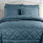 Hotel Living Eli Jacquard Comforter Set Queen Blue V442-ATX-COMFORTER-ELIJACQUARD-BLUE-QS