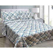 Hotel Living 3 Pce Light Weight Comforter Set Queen/King Oscar Crisscross V442-ATX-COMFORTER-OSCARO2-GREEN-QS