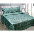 Hotel Living 3 Pce Light Weight Comforter Set Queen/King Oscar Herringbone V442-ATX-COMFORTER-OSCARO6-TEAL-QS