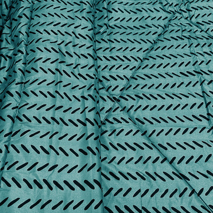 Hotel Living 3 Pce Light Weight Comforter Set Queen/King Oscar Herringbone V442-ATX-COMFORTER-OSCARO6-TEAL-QS