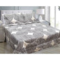 Hotel Living 3 Pce Light Weight Comforter Set Queen/King Oscar Curves V442-ATX-COMFORTER-OSCARO7-CHARCOAL-QS