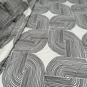 Hotel Living 3 Pce Light Weight Comforter Set Queen/King Oscar Curves V442-ATX-COMFORTER-OSCARO7-CHARCOAL-QS