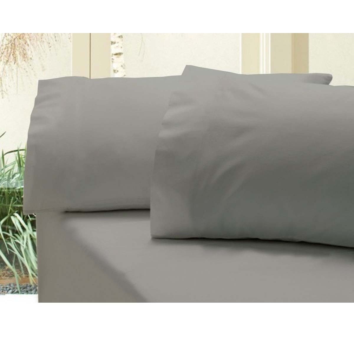 Revive 400TC Cotton Sateen Combo Set Double Koala Grey V442-ATX-FITTEDSS-REVIVE400-KOALA-DS