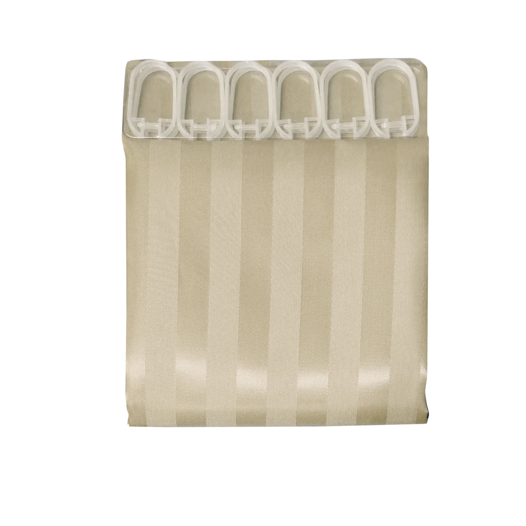 Jacquard Stripe Shower Curtain Wheat V442-ATX-MISC-STRIPESHOWERCURTAIN-WHEAT-SQ