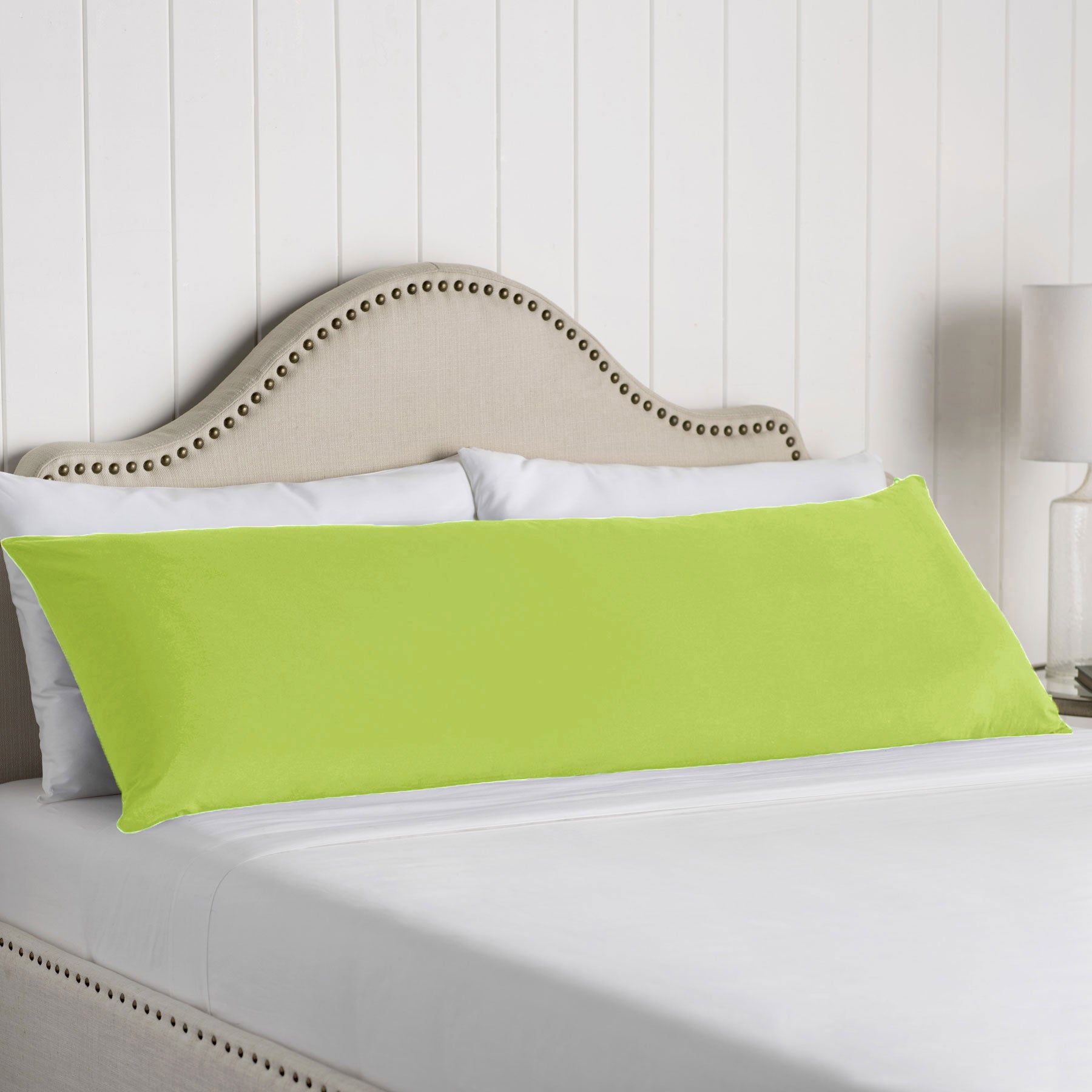 Artex 100% Cotton Body Pillowcase Chartreuse V442-ATX-PILLOWC-COTTONBODY-CHARTREUSE-BO