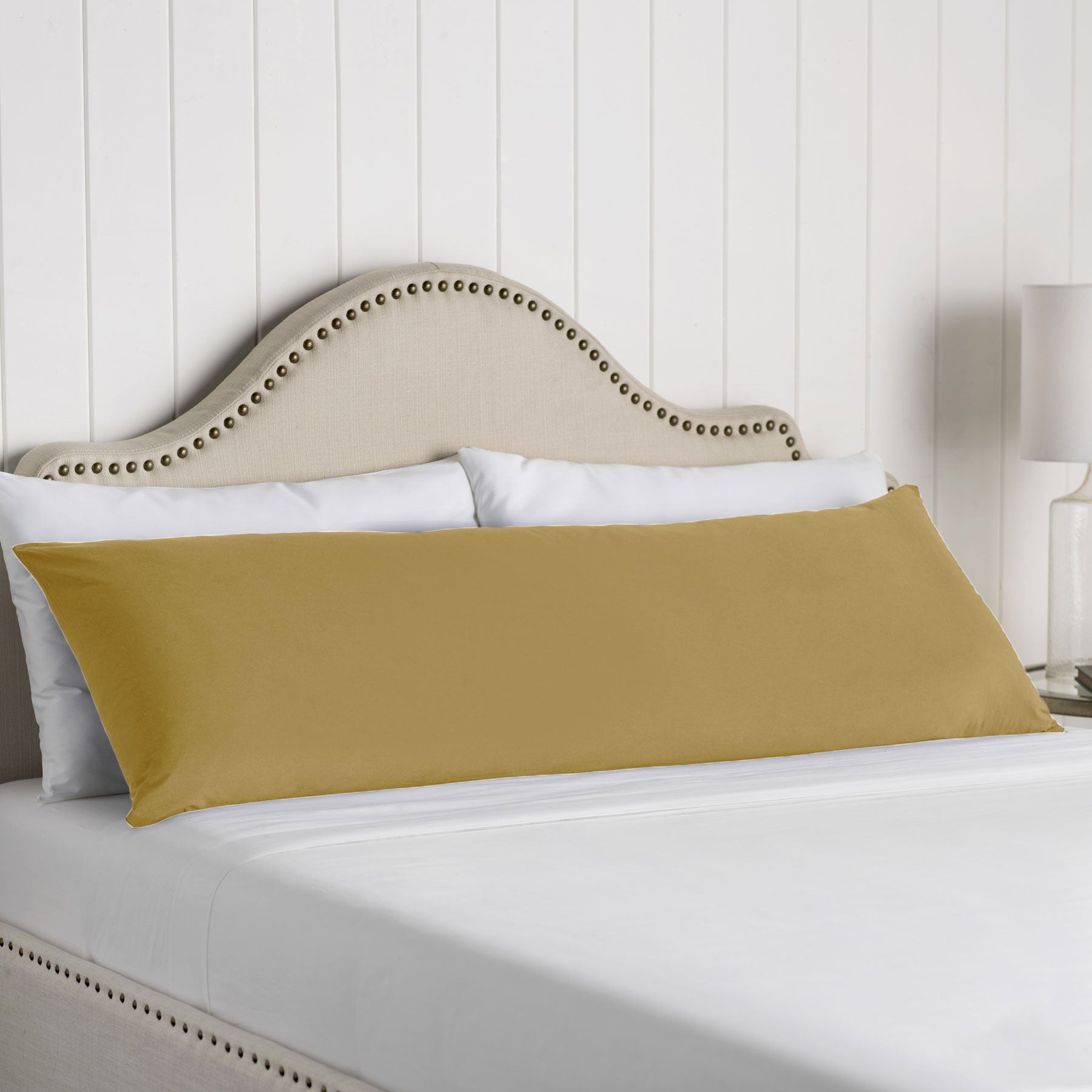 Artex 100% Cotton Body Pillowcase Gold V442-ATX-PILLOWC-COTTONBODY-GOLD-BO