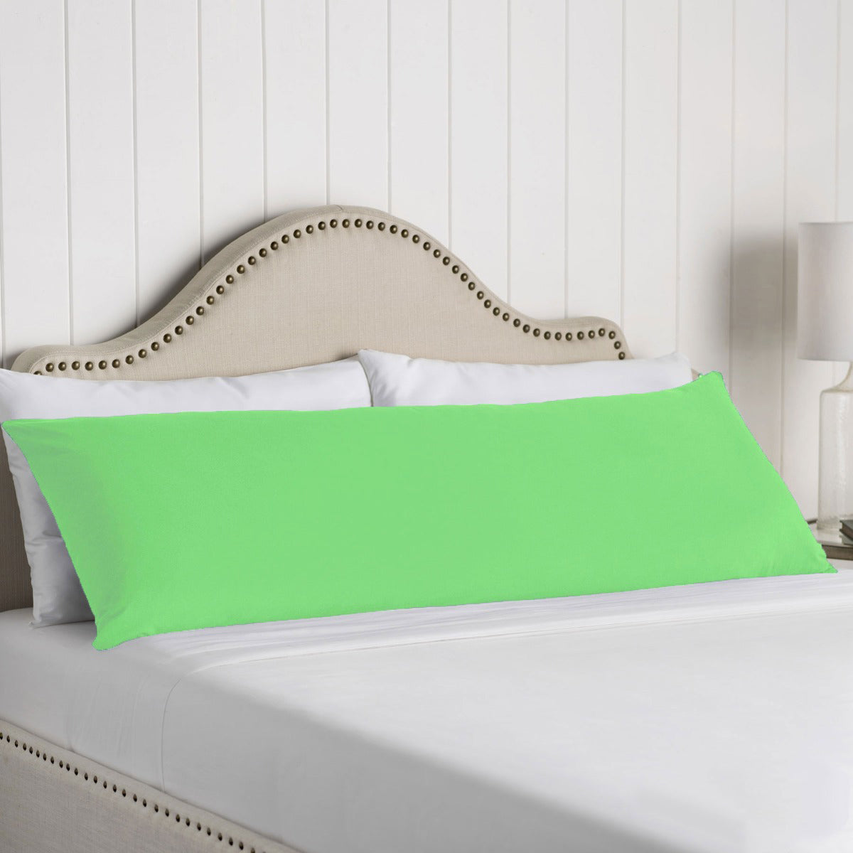 Artex 100% Cotton Body Pillowcase Green V442-ATX-PILLOWC-COTTONBODY-GREEN-BO