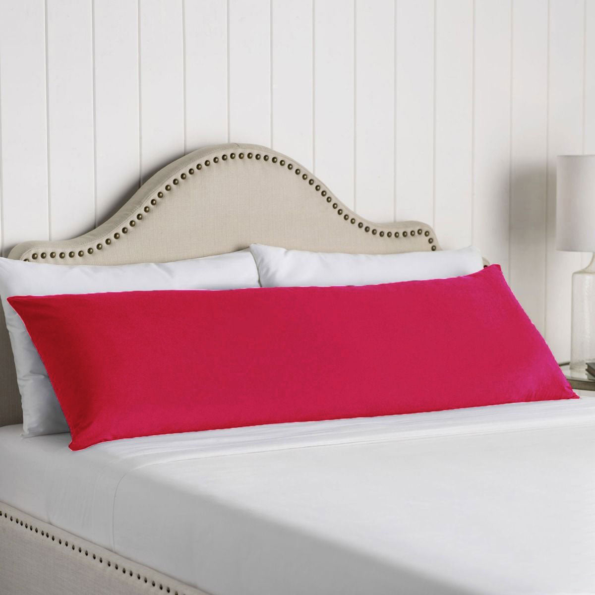 Artex 100% Cotton Body Pillowcase Hot Pink V442-ATX-PILLOWC-COTTONBODY-HOTPINK-BO