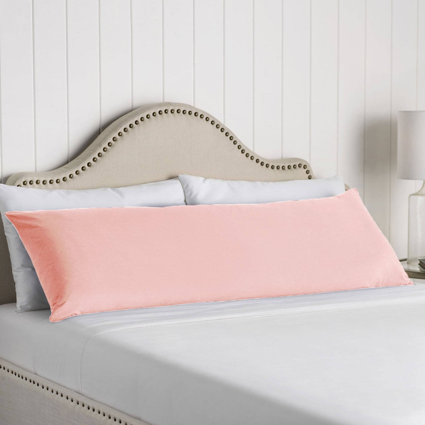 Artex 100% Cotton Body Pillowcase Light Peach V442-ATX-PILLOWC-COTTONBODY-LIGHTPEACH-BO