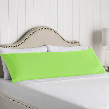 Artex 100% Cotton Body Pillowcase Lime V442-ATX-PILLOWC-COTTONBODY-LIME-BO