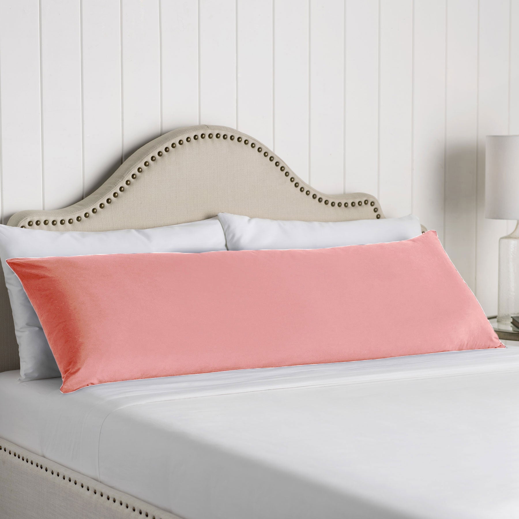 Artex 100% Cotton Body Pillowcase Pink V442-ATX-PILLOWC-COTTONBODY-PINK-BO