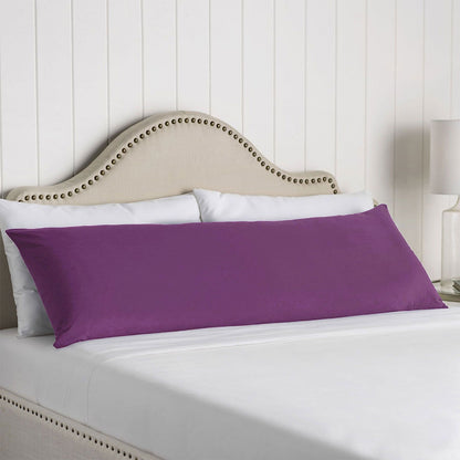 Artex 100% Cotton Body Pillowcase Purple V442-ATX-PILLOWC-COTTONBODY-PURPLE-BO