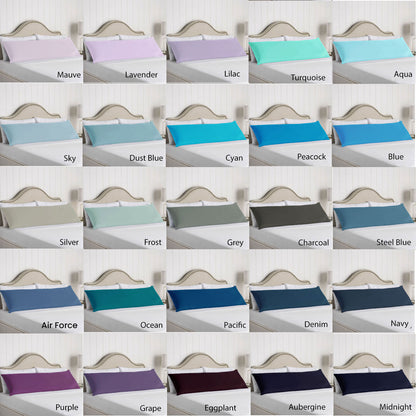 Artex 100% Cotton Body Pillowcase Purple V442-ATX-PILLOWC-COTTONBODY-PURPLE-BO