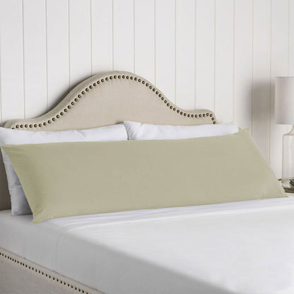 Artex 100% Cotton Body Pillowcase Stone V442-ATX-PILLOWC-COTTONBODY-STONE-BO