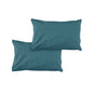 Pair of Solid Colour Microfiber Standard Pillowcases 48x73cmx15cm (Flap) Air Force V442-ATX-PILLOWC-PAIRSOLID-AIRFORCE-ST