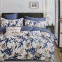 300TC Carolyn Blue Reversible Cotton Quilt Cover Set Queen V442-ATX-QUILTCS-300TCCAROLYN-BLUE-QS