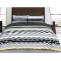 Gene Digital Black Quilt Cover Set King V442-ATX-QUILTCS-GENEDIGITAL-BLACK-KI