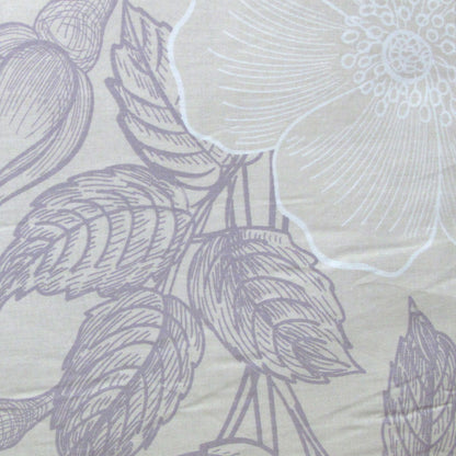 250TC Gilmore Cotton Reversible Quilt Cover Set King V442-ATX-QUILTCS-GILMORE-TAUPE-KI
