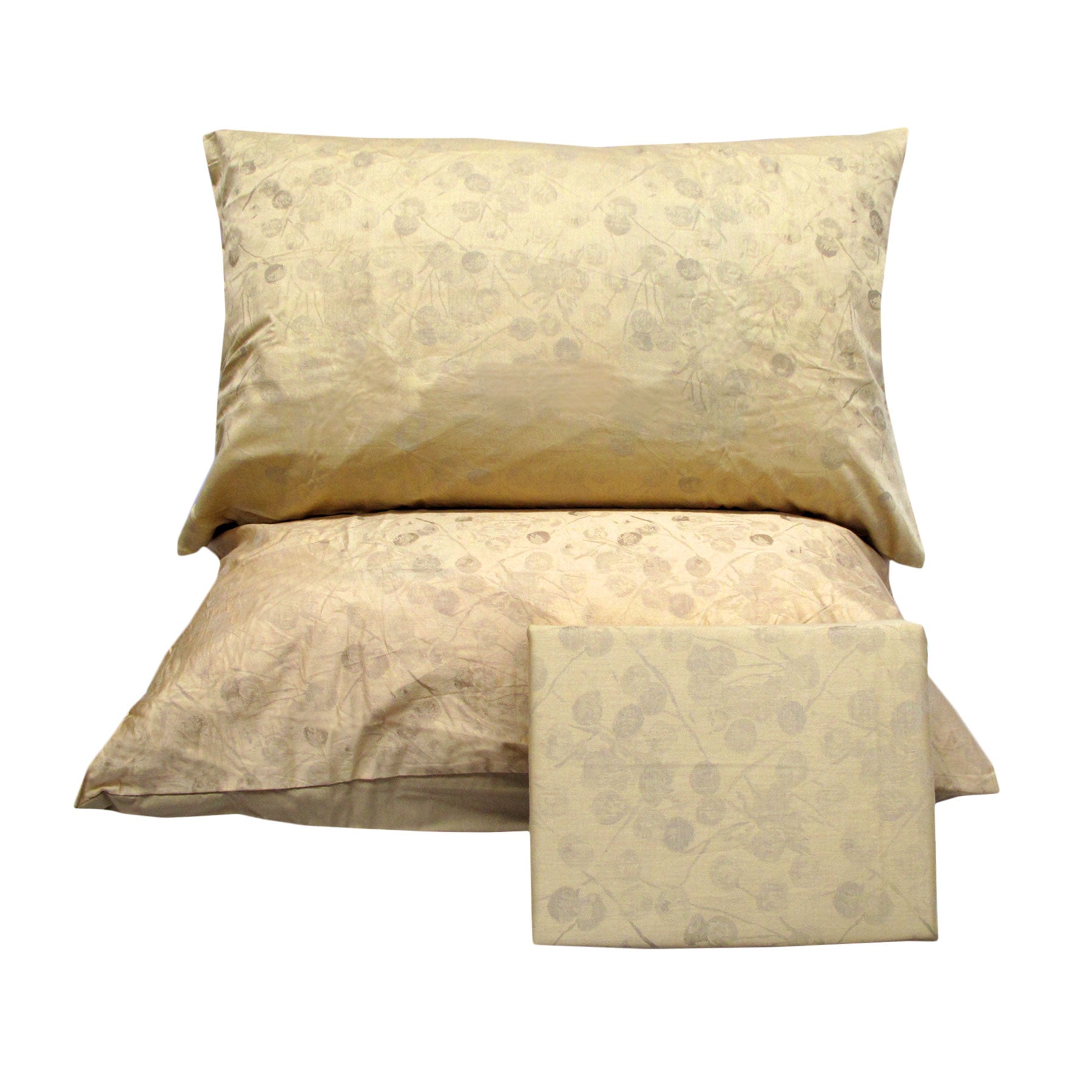 Marsha High Thread Count Cotton Quilt Cover Set Double V442-ATX-QUILTCS-MARSHA-LATTE-DS