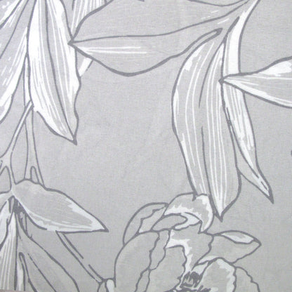 Artex Silver Peony Floral Printed Microfiber Polyester Quilt Cover Set Queen V442-ATX-QUILTCS-PEONY-SILVER-QS