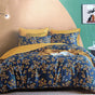 400TC Cotton Sateen Quilt Cover Set Xanthia Queen V442-ATX-QUILTCS-XANTHIA-NAVY-QS