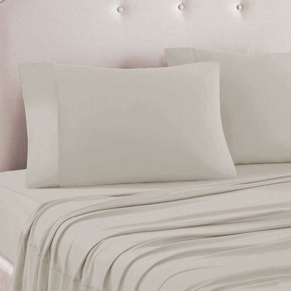 Art Terrace Microfiber Sheet Set Queen 33cm Wall Taupe V442-ATX-SHEETS-24MICROFBER-TAUPE-QS