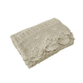 Linen Knitted Crochet Cotton Tablecloth Square 137 x 137cm Scalloped Edge 4-Seater V442-ATX-TABLEC-CROCHETCOTTON-LINEN-SQ