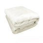 Canine Faux Fur Throw Rug 127 x 152 cm White Chihuahua V442-ATX-THROW-23CHIHUAHUA-WHITE-RE