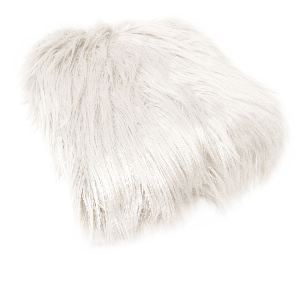 Mia Luxury Long Hair Faux Fur Throw Rug 127 x 152 cm Ivory V442-ATX-THROW-23LUXMIA-IVORY-RE