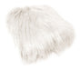 Mia Luxury Long Hair Faux Fur Throw Rug 127 x 152 cm Ivory V442-ATX-THROW-23LUXMIA-IVORY-RE