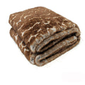 Sia Luxury Range Faux Fur Throw Rug 127 x 152 cm Giraffe V442-ATX-THROW-23SIAGIRAFFE-BROWN-RE