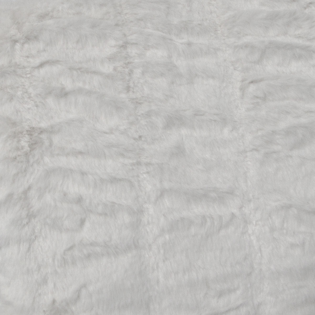 Harper Soft Ruched Pattern Faux Fur Throw Rug 127 x 152 cm White V442-ATX-THROW-HARPER-WHITE-RE