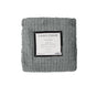 Herringbone Faux Fur Throw Rug Grey V442-ATX-THROW-HERRINGBONE-GREY-RE