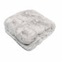 Meadow Soft Faux Fur Throw Rug 127 x 152 cm Arctic Fox V442-ATX-THROW-MEADOW-ARCTICFOX-RE