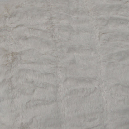 Meadow Soft Faux Fur Throw Rug 127 x 152 cm Off White V442-ATX-THROW-MEADOW-OFFWHITE-RE