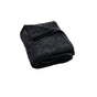 Super Soft Coral Fleece Large Throw Rug Charcoal V442-ATX-THROW-SOFTCORAL-CHARCOAL-RE