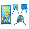 Kids Beach Towel N Bag Wild Ride V442-ATX-TOWEL-2IN1WILDRIDE-BLUE-RE